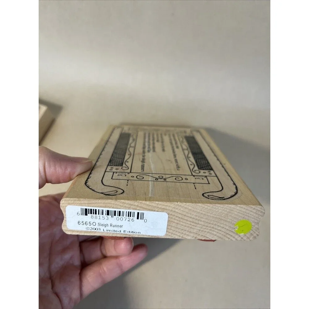 Vintage New 1980-2000s Craft Wood Rubber Stamps Lot Of 12 Various Themes‎